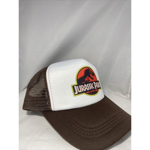 Jurassic Park Trucker Hat Mesh Hat Adjustable Cap Jurassic Park Hat - Picture 2 of 4